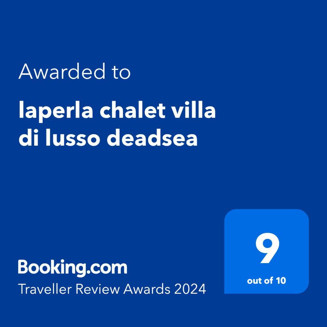 Laperla Chalet Villa Di Lusso Deadsea Sweimeh Exterior photo
